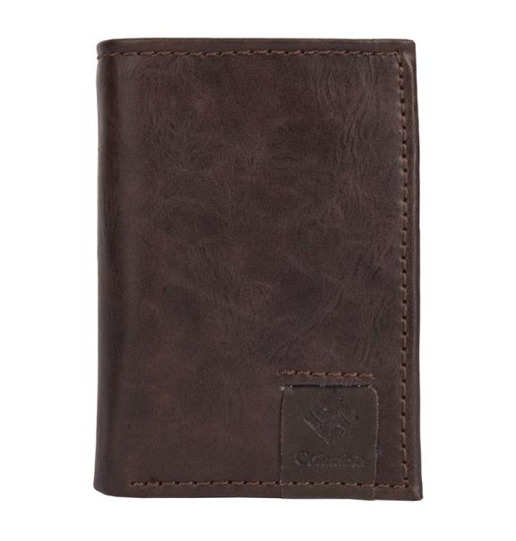 Columbia RFID Wallets Brown For Men's NZ28149 New Zealand